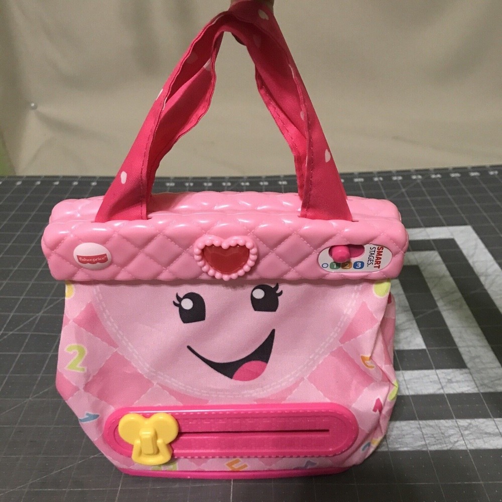 Fisher-Price Smart Stages Pink Purse Educational Lights Music Sings